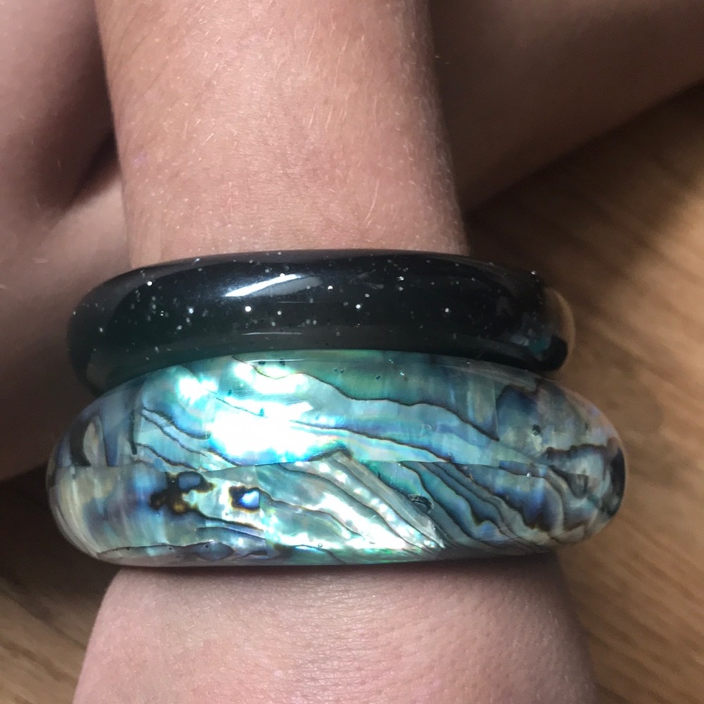 Two Bangle Bracelets - image 1